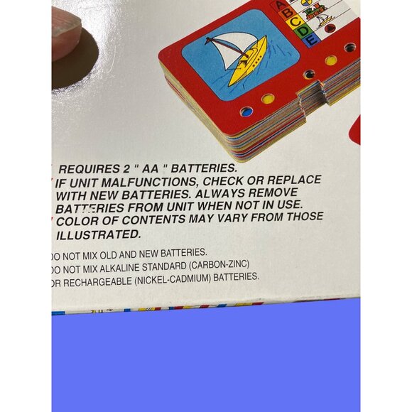 Show 'N Learn Vintage Educational Toy  120 Questions on 60 Cards - Picture 6 of 8